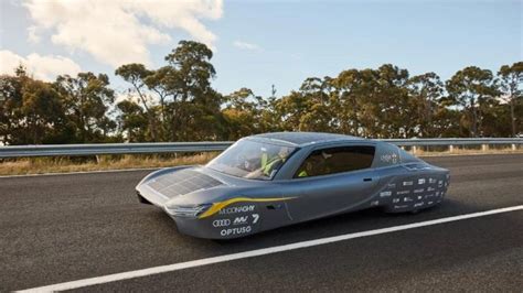 Coche Solar Bate R Cord Mundial Gracias A Su Autonom A Transporte