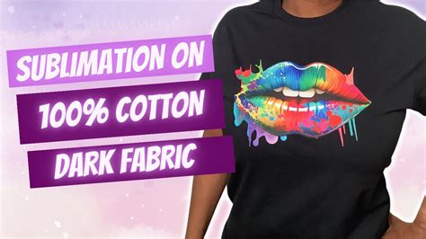 Sublimation On Cotton Using Sublimation Htv Htvront Sublimation