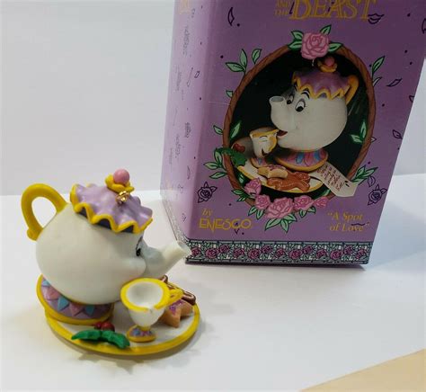 Enesco Ornament Walt Disneys Beauty And The Beast Spot Of Love Mrs