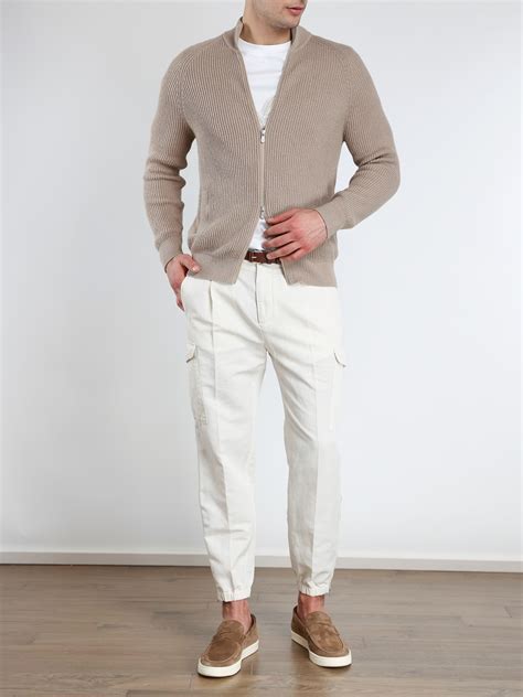 Кардиган Brunello Cucinelli M2W706016 цвет бежевый - купить в интернет ...