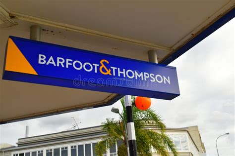 Barfoot Thompson Real Estate Sales Agency Entrance Editorial Image