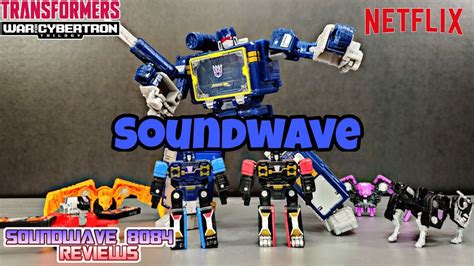 Transformers Netflix Wfc Soundwave With Laserbeak And Ravage Review Youtube