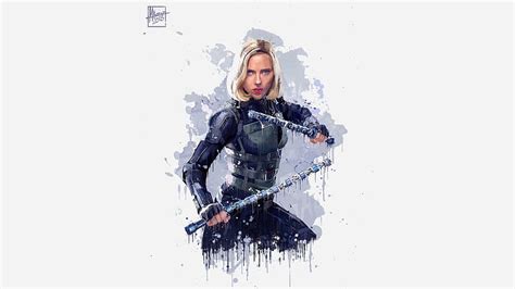 1152x864 Black Widow In Avengers Infinity War 2018 Artwork Black Widow Vs Taskmaster Hd