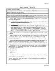 Test Review Cognitive Asssessments Docx EDUC 621 TEST REVIEW TEMPLATE