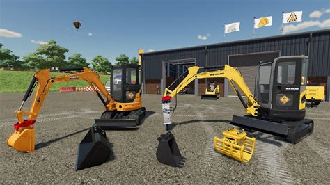 FS22 Case CX 35B New Holland E35 SR Farming Simulator 22 Mods