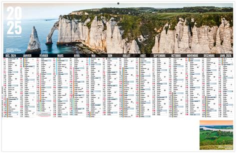 Calendrier Personnalise Libre Choix Normand 2025 650X405 Calendrier