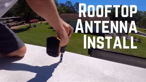 Our Step By Step RV Rooftop Antenna Installation YouTube