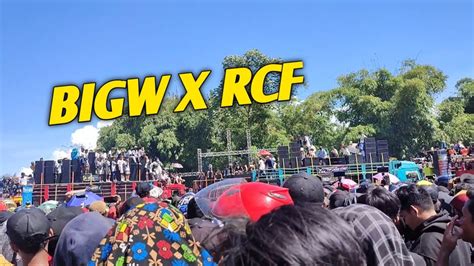 Battle Sound Bigw Dan Rcf Di Lapangan Sumbersewu YouTube