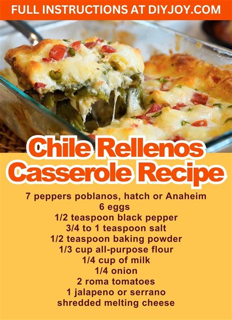 Chile Rellenos Casserole Recipe