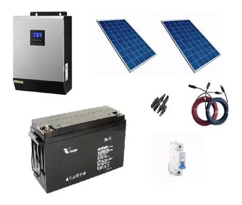 Kit Solar 1 1000w Hibrido Cuotas sin interés