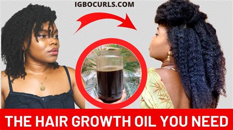 Diy Homemade Hair Growth Oil For Fast Growth And Thickness In 4c Natural Hair Youtube