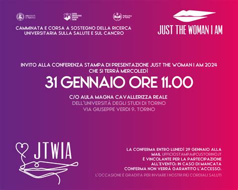 Conferenza Stampa Di Presentazione DellXI Edizione Di Just The Woman I