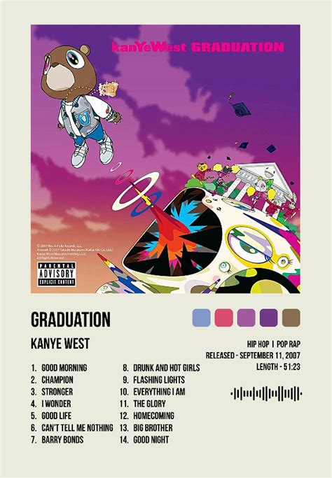 Kanye West Graduation Music Album Cover - Etsy