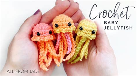 Beginner Friendly Crochet Baby Jellyfish Tutorial No Sewing Required