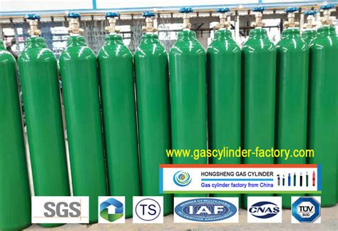 Supply ISO9809 3 150bar 37MN TUV TPED Oxygen Tanks Gas Cylinders