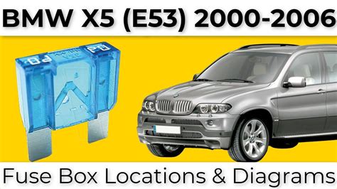 BMW X5 E53 2000 2006 Fuse Box Diagrams Locations YouTube