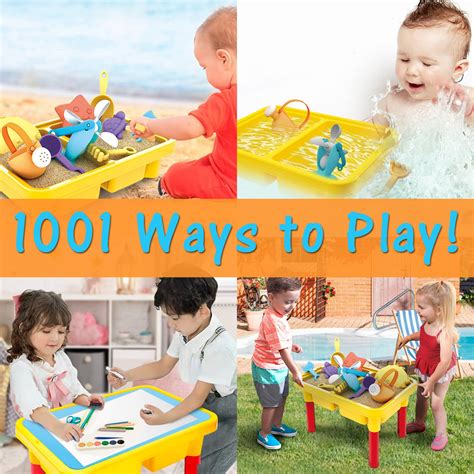 Sowow Sand And Water Table For Toddlers 3in1 Indoor And Outdoor Water