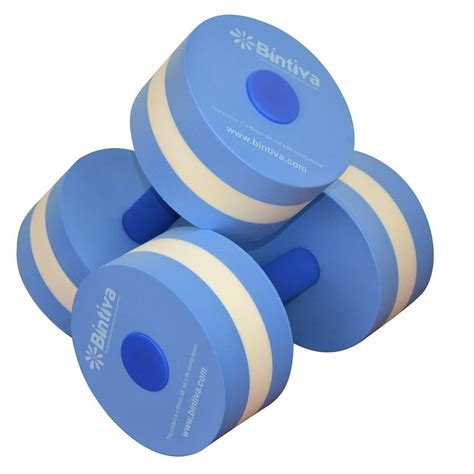 Aqua Dumbbell Set Provides Resistance For Water Aerobics Fitness And