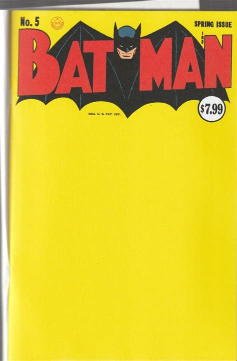 Batman 5 Blank Facsimile Edition NM DC 2023 T9 Comic Books