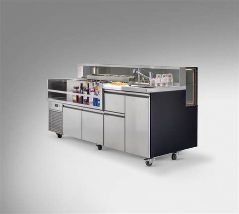 Cocktail Station Stainless Steel Bar Counter By Prisma Design Franco