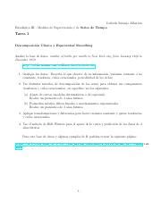 Seriestiempotarea Pdf Lizbeth Naranjo Albarran Estad Stica Iii