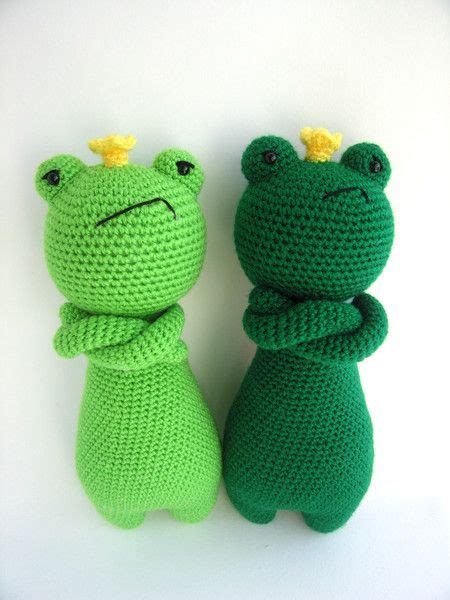 Häkelanleitungen Froschkönig Amigurumi Frosch Häkelanleitung ein