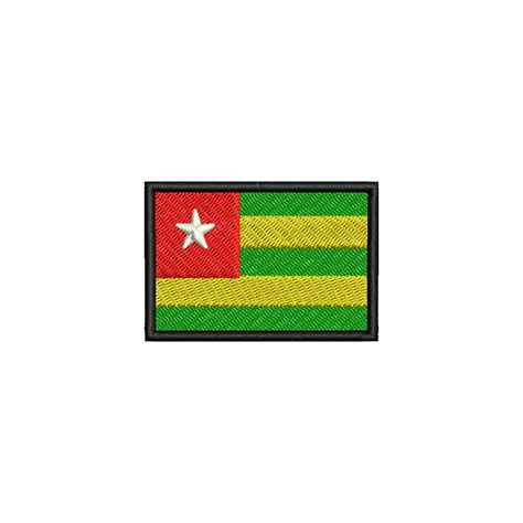 Togo Flag | Foreign Country Digitized Embroidery Design | e4Hats ...