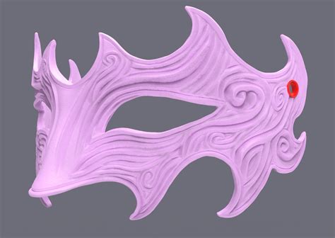 Stl File Carnival Mask 3d Print Model 3d Print Model 🪖・3d Printing