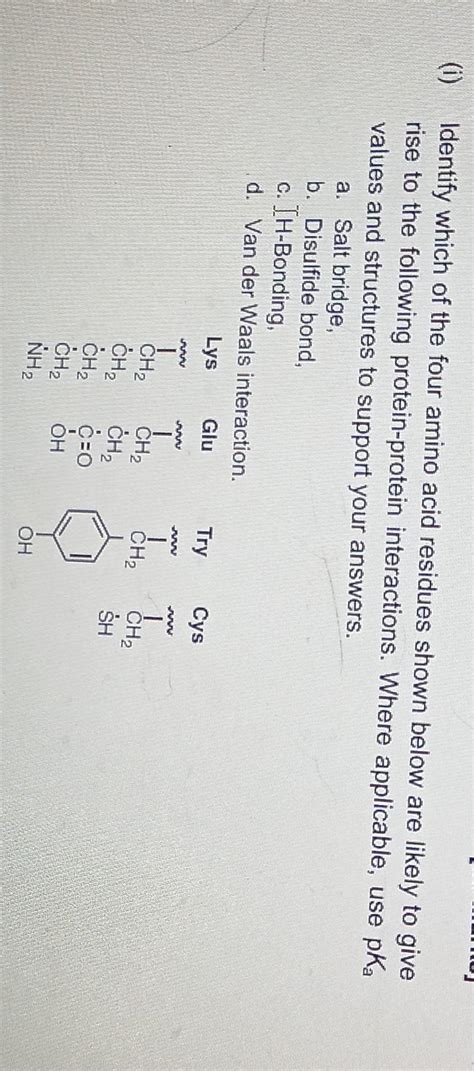 Solved Please Correct Answers With Pka Values And