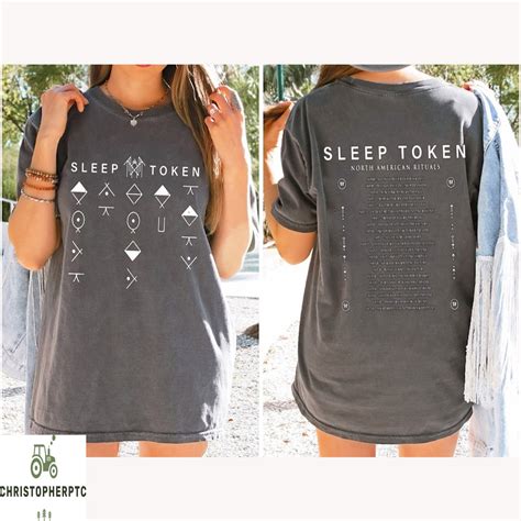 Sleep Token 2023 Merch 2 Sides Sleep Token North America Tour 2023