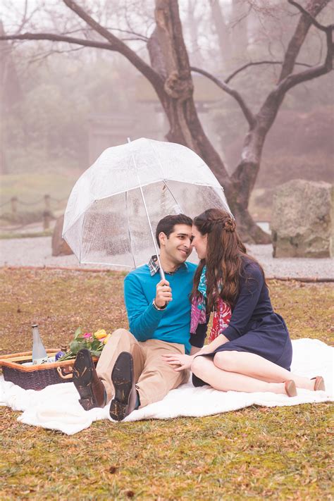 Kristen Ken S Maymont Rainy Day Engagement Shoot Maymont Jandd Photo Llc Richmond Virginia