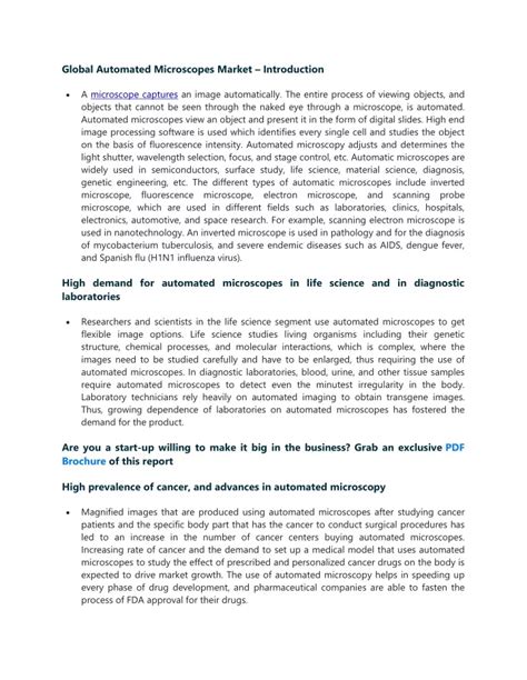 Ppt Automated Microscopes Market Powerpoint Presentation Free