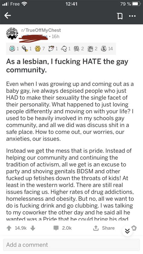 As A Lesbian I Hate Lesbians R AsABlackMan