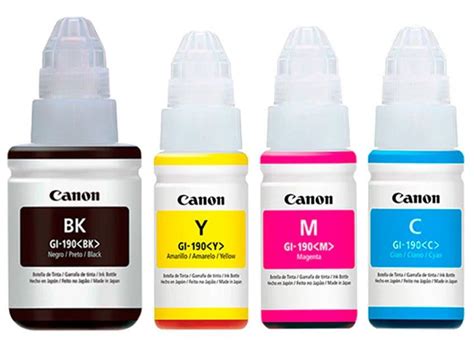 Botella Tinta Canon Gi Pack Colores