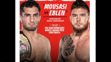 Bellator 282 Livestream Gegard Mousasi Vs Johnny Eblen Live MMA Play