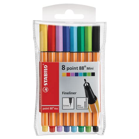 Stabilo Point Pen Mini Wallet Set Color Walmart Walmart