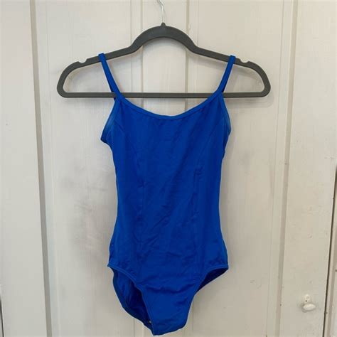 Motionwear Other Motionwear Princess Seam Camisole Leotard Cobalt Blue Good Condition Poshmark