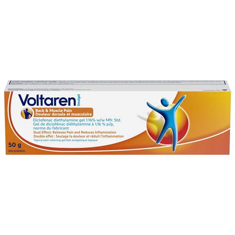 Voltaren Emulgel Gel Relief For Back And Muscle Pain