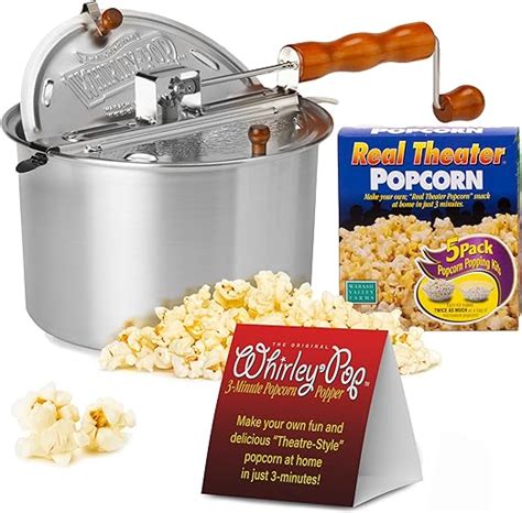 Amazon Original Whirley Pop Popcorn Maker 6 Quart Stovetop