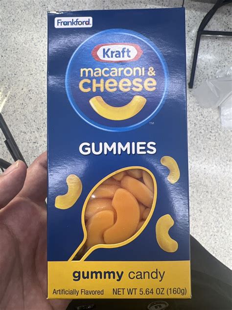 New Kraft Macaroni Mac And Cheese Orange Gummies Rare Limited Release