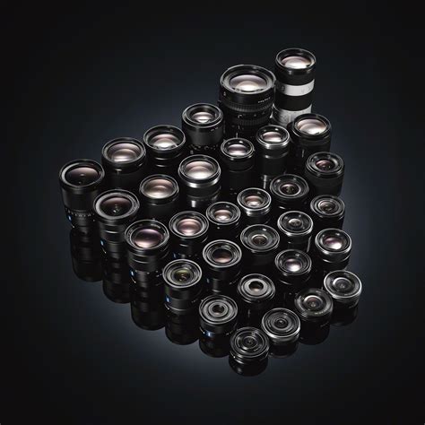 Lenses from Sony