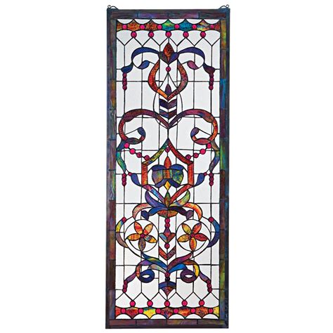 Design Toscano Delaney Manor Stained Glass Window And Reviews Wayfair