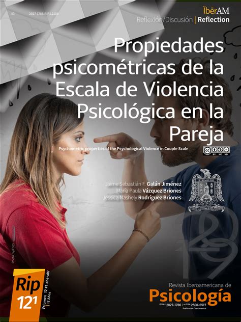 Pdf Propiedades Psicom Tricas De La Escala De Violencia Psicol Gica