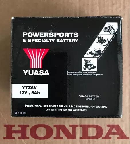 Yuasa Ytz V Original Honda Cg New Titan Ams Honda En