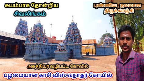 சுயம்பு லிங்கமாய் தோன்றிய காசி விஸ்வநாதர் கோயில் Kasi Viswanathar