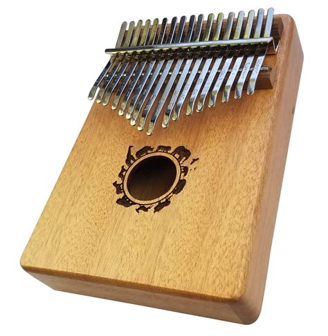 Kalimba Thumb Piano 17 Keys Mahogany African Style Mbira Etsy