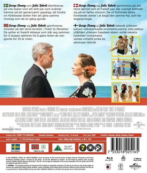 Ticket To Paradise Blu Ray