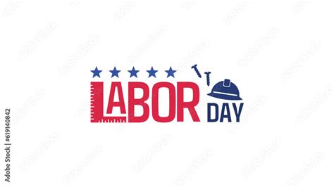 Labor Day Poster Template Usa Labor Day Celebration With Typography