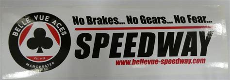 Speedway Sticker Belle Vue Speedway