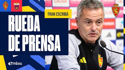 DIRECTO RDP Fran Escribá El partido con el Eldense va a ser de